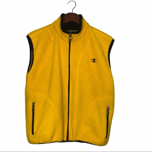 yellow champion vest